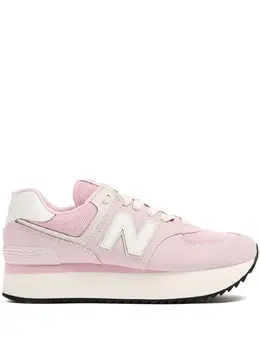 New Balance: Светлые кроссовки  574