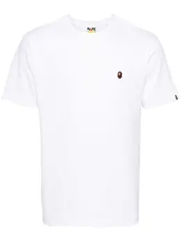 A BATHING APE®: Белая футболка 