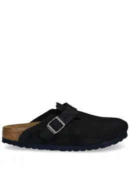 Birkenstock: Голубые сабо  Boston