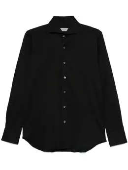 Canali: Чёрная рубашка 