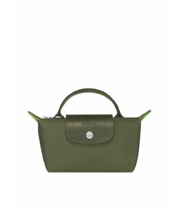 LONGCHAMP: Зелёная сумка 