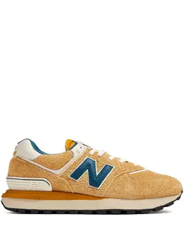 New Balance: Жёлтые кроссовки  574