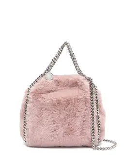 Stella McCartney: Розовая сумка-шоппер  Tiny Falabella