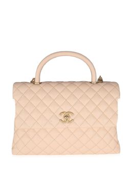 CHANEL Pre-Owned: Бежевая сумка 