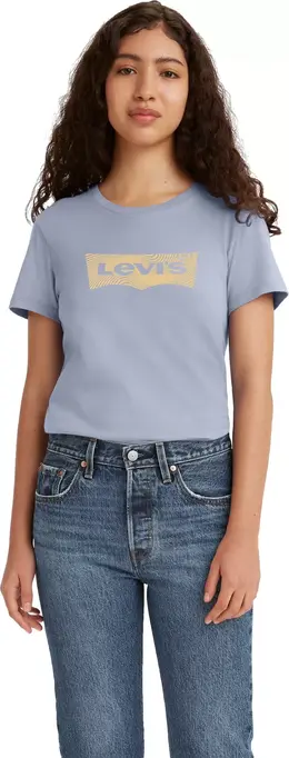 Levi's: Голубая футболка  The Perfect Tee