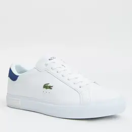 Lacoste: Белые кеды 