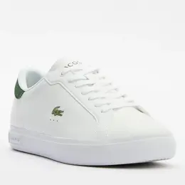 Lacoste: Белые кеды 