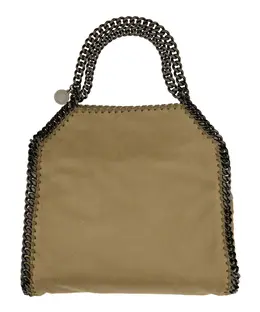 Stella McCartney: Бежевая сумка  Falabella Mini