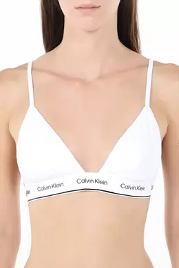 Calvin Klein: Белый бюстгальтер 