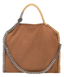 Stella McCartney: Коричневая сумка  Falabella