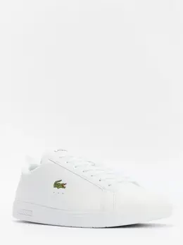 Lacoste: Белые кеды 