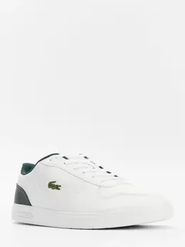 Lacoste: Белые кеды 