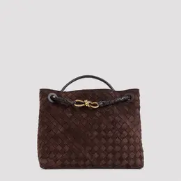 Bottega Veneta: Коричневая сумка 