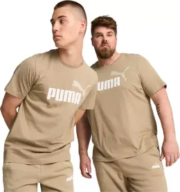 PUMA: Бежевая футболка  Ess