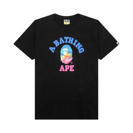 A BATHING APE: Чёрная футболка 