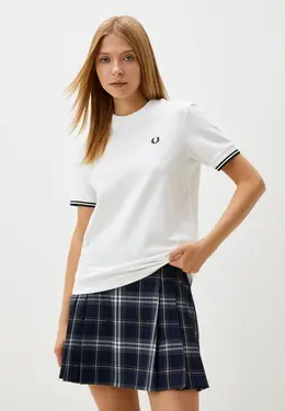 Fred Perry: Белая футболка 