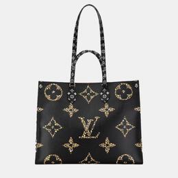 Louis Vuitton: Чёрная сумка-шоппер 