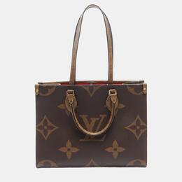 Louis Vuitton: Коричневая сумка-шоппер 