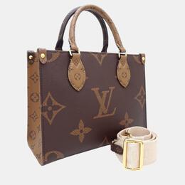 Louis Vuitton: Коричневая сумка 