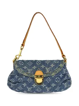 Louis Vuitton Pre-Owned: Голубая сумка 