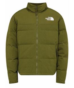 THE NORTH FACE: Зелёный пуховик 