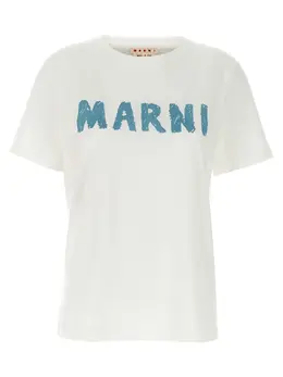 Marni: Хлопковая футболка 