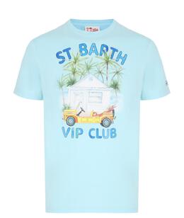 MC2 SAINT BARTH: Голубая футболка 