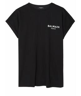 BALMAIN: Чёрная футболка 