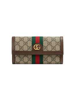 Gucci: Бежевый кошелёк  Ophidia