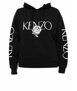 KENZO: Чёрная толстовка 