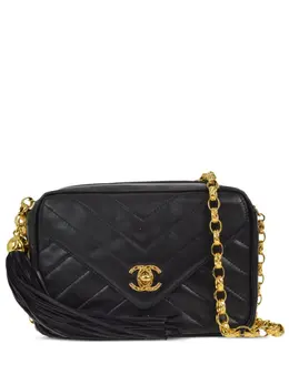 CHANEL Pre-Owned: Чёрная сумка 