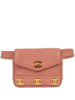 CHANEL Pre-Owned: Розовая сумка 