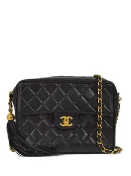 CHANEL Pre-Owned: Чёрная сумка 