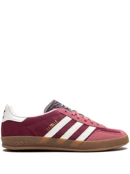 adidas: Бордовые кроссовки  Gazelle Indoor