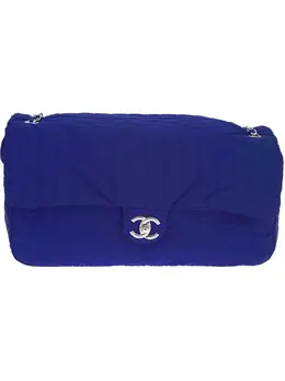 CHANEL Pre-Owned: Голубая сумка 