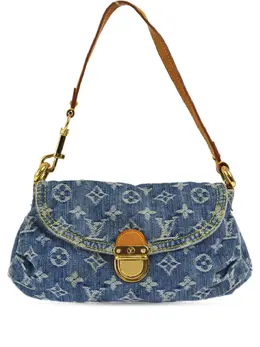 Louis Vuitton Pre-Owned: Голубая сумка 