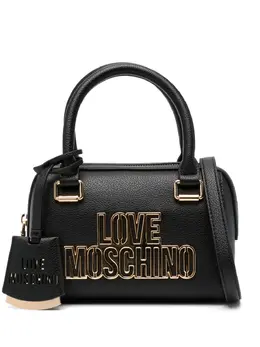 Love Moschino: Чёрная сумка-шоппер 