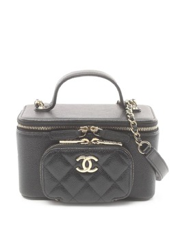 CHANEL Pre-Owned: Чёрная сумка 