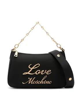 Love Moschino: Чёрная сумка-шоппер 