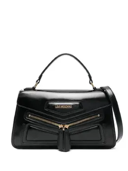 Love Moschino: Чёрная сумка-шоппер 