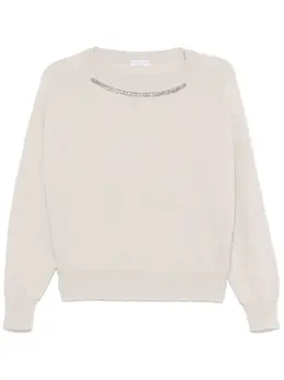 Brunello Cucinelli: Светлый свитер 
