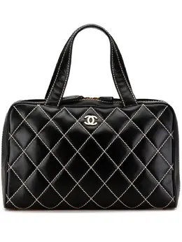 CHANEL Pre-Owned: Чёрная сумка 