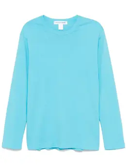Comme Des Garçons Shirt: Голубая футболка 