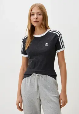 adidas Originals: Серая футболка 