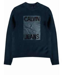 CALVIN KLEIN JEANS: Чёрная толстовка 