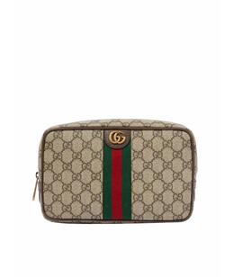 GUCCI: Клатч в полоску 