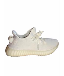 ADIDAS YEEZY: Белые кроссовки 