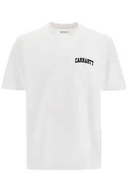 Carhartt Wip: Белая футболка  Script