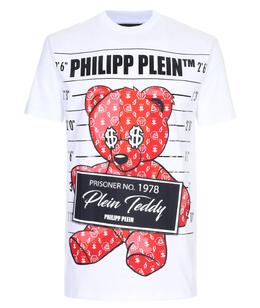 PHILIPP PLEIN: Белая футболка 