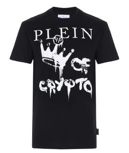 PHILIPP PLEIN: Чёрная футболка 